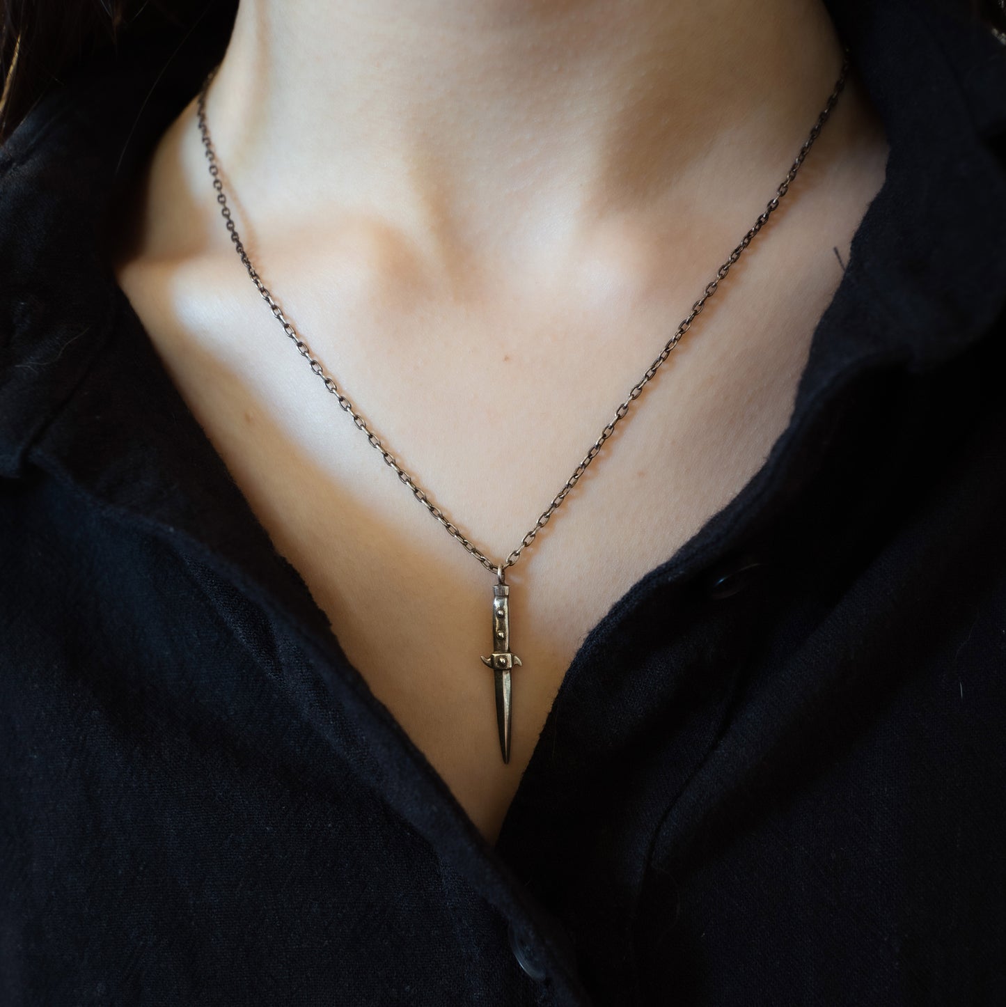 Switchblade Necklace - Sterling Silver - Futaba Hayashi