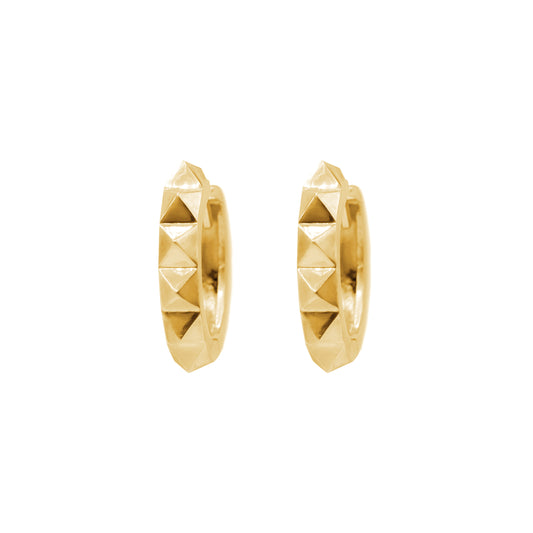 Debbie Hoop Earring - 14K Yellow Gold
