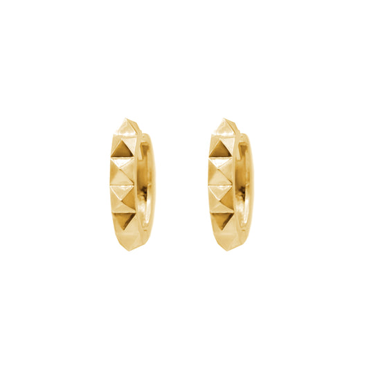 Debbie Hoop Earring - 14K Yellow Gold
