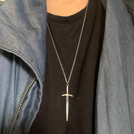 Large Sword Necklace - Sterling Silver - Futaba Hayashi