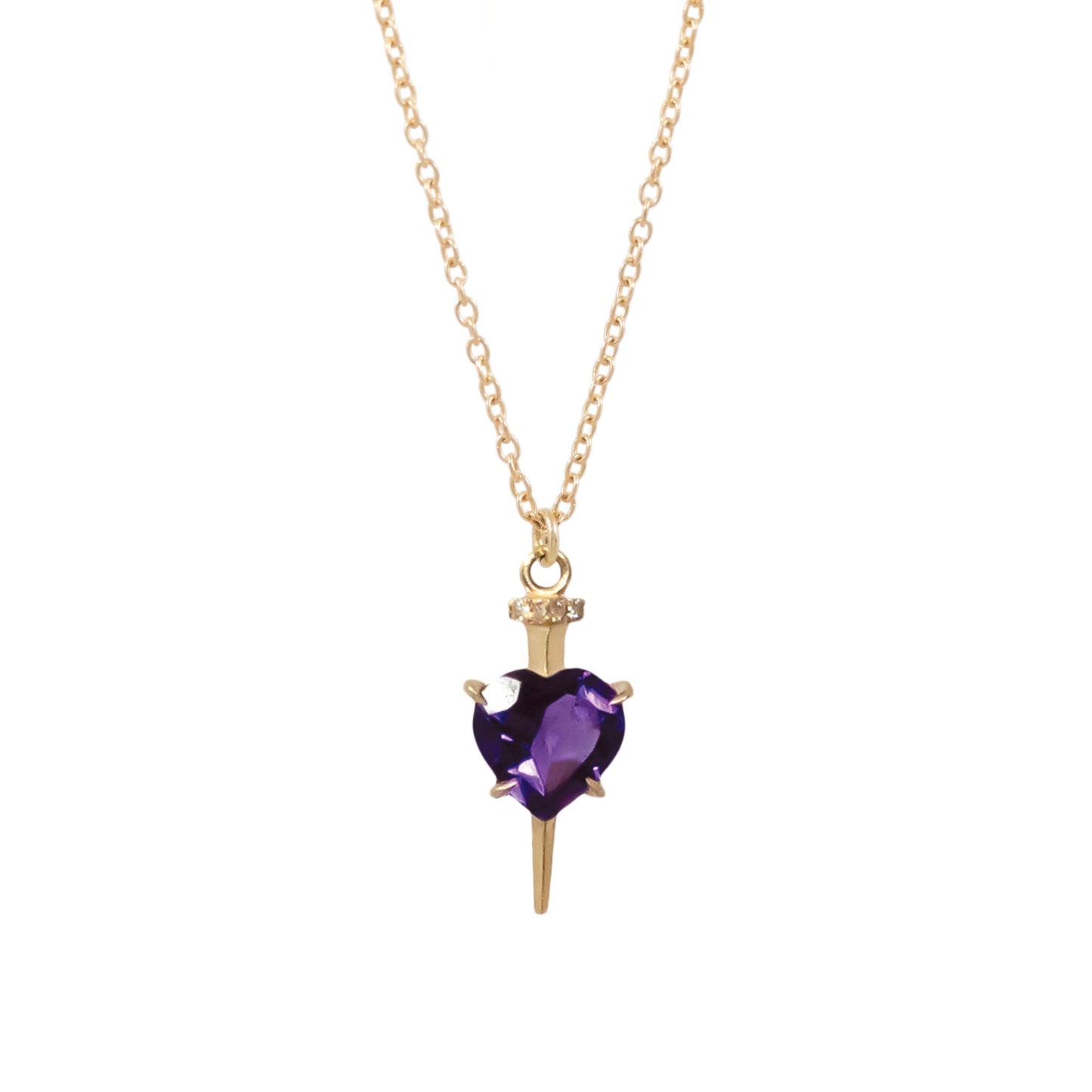 Nail Through The Heart Necklace