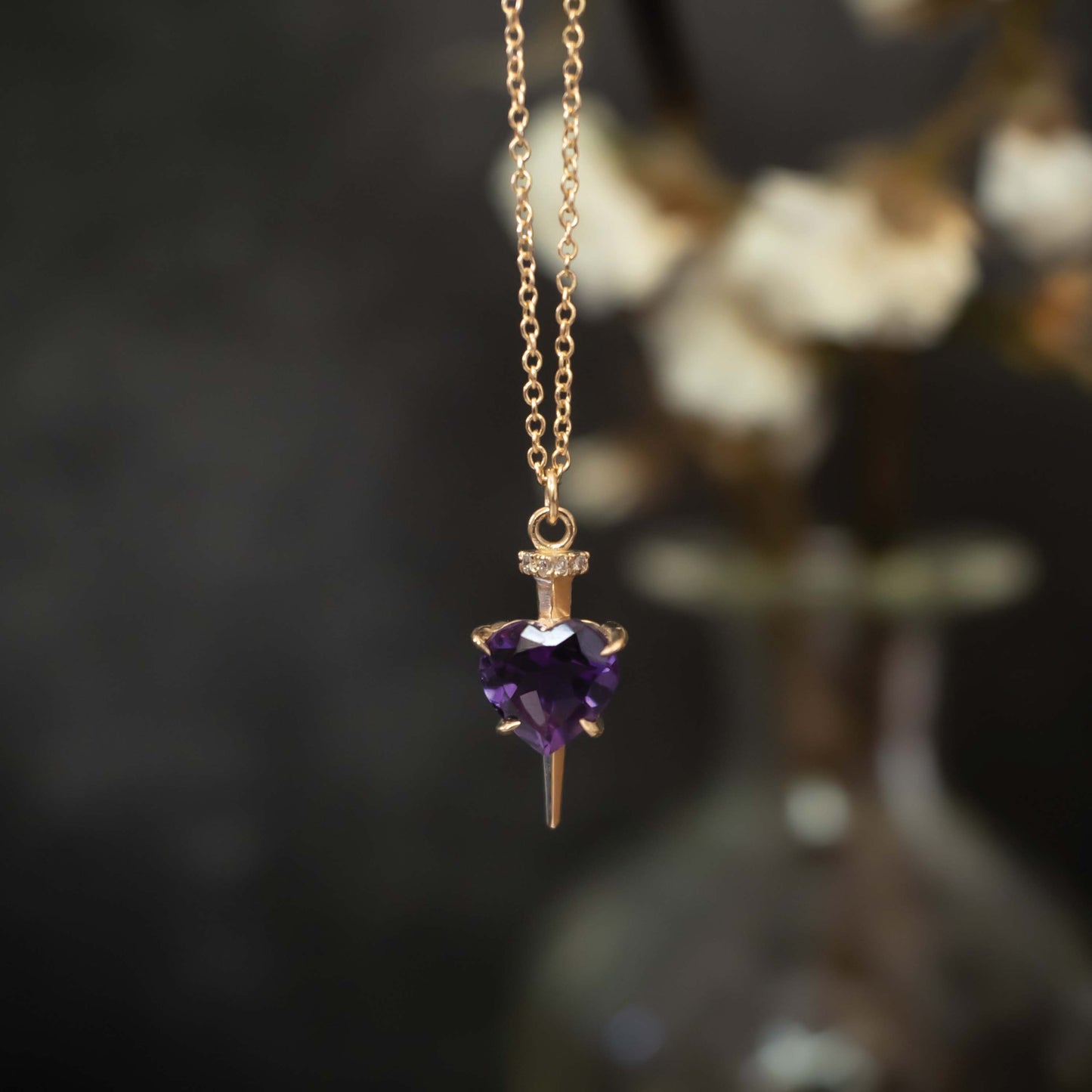 Nail Through The Heart Necklace