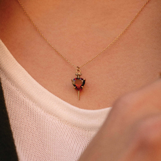 Nail Through The Heart Necklace - Futaba Hayashi