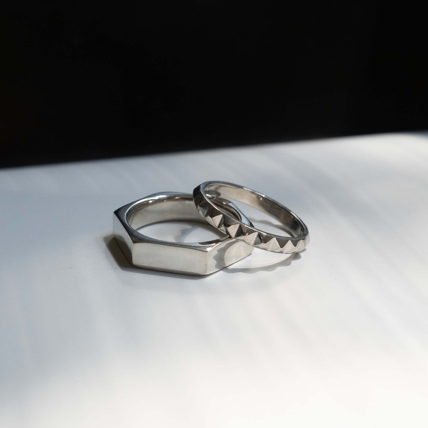 Hex Ring Medium - Sterling Silver - Futaba Hayashi