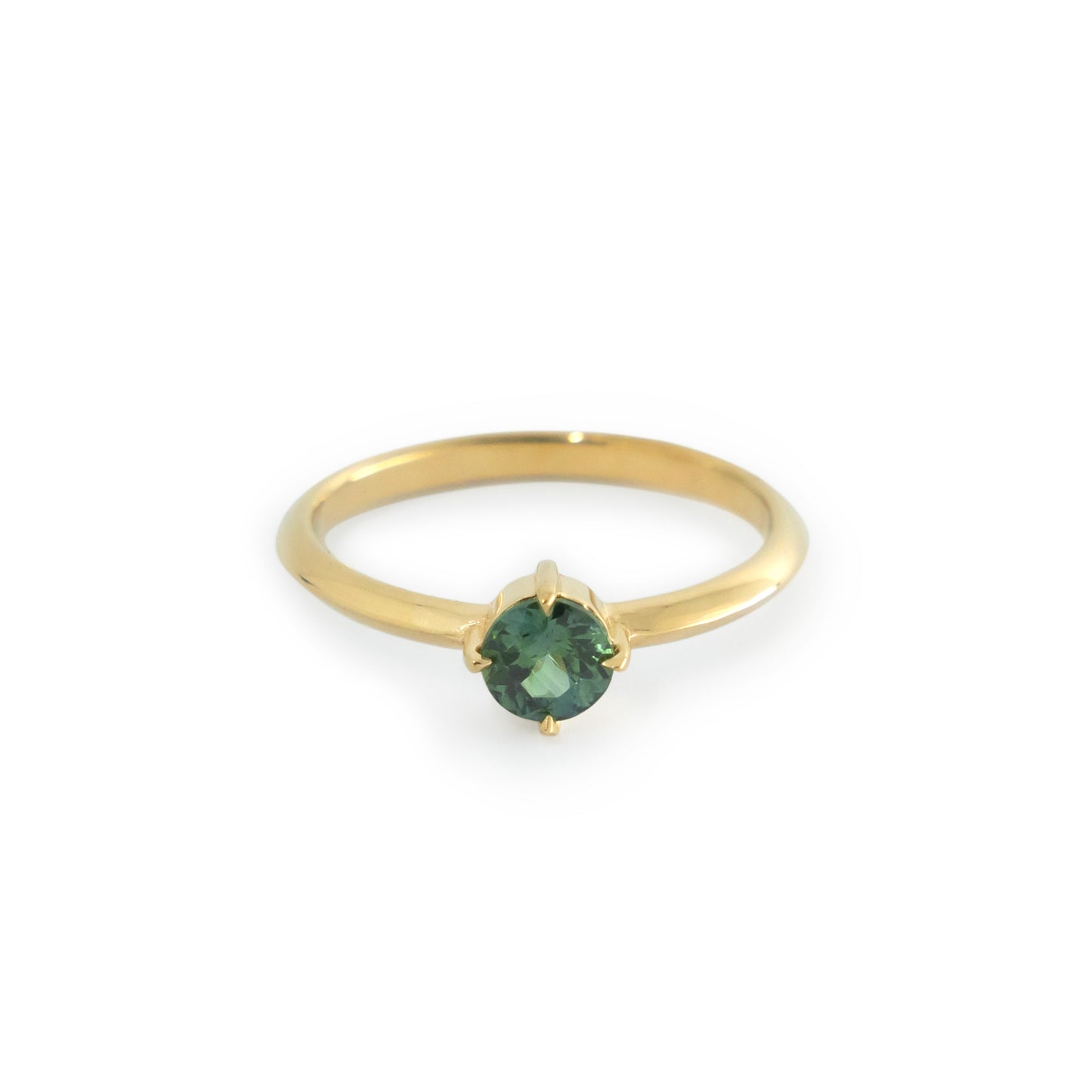 Knife Edge Sapphire Ring - 14k yellow gold - Futaba Hayashi
