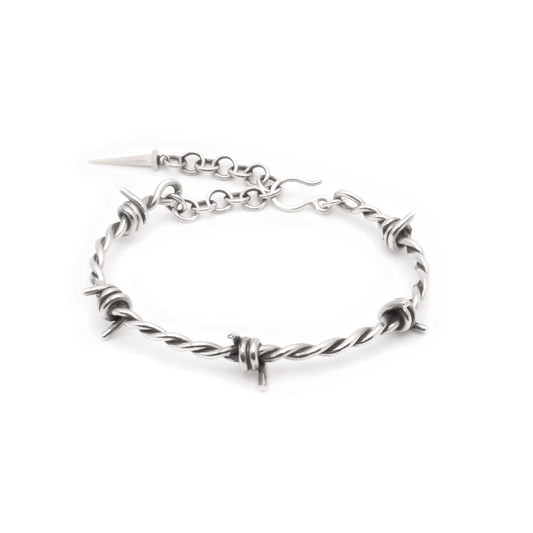Barbed Wire Bracelet - Sterling Silver - Futaba Hayashi