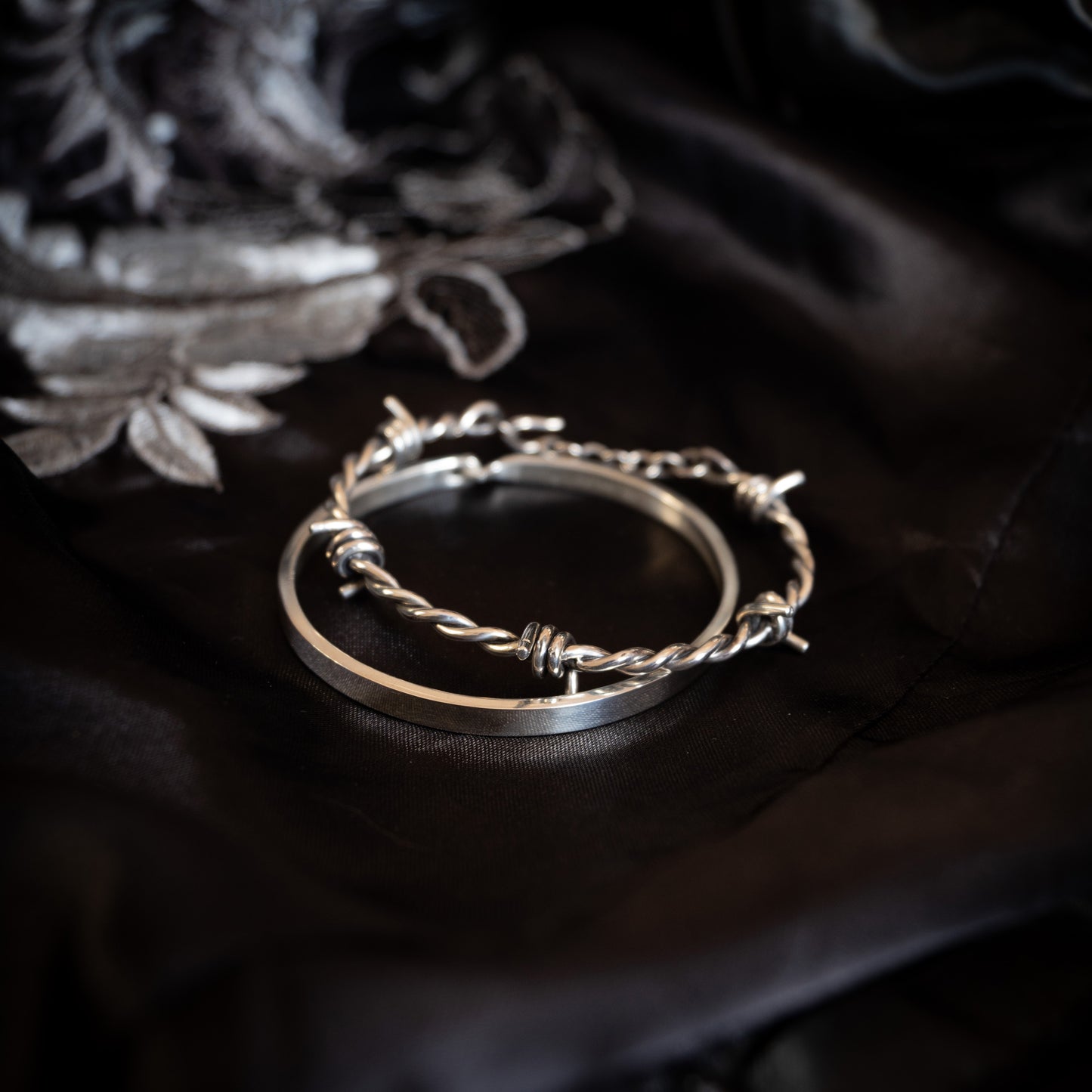 Barbed Wire Bracelet - Sterling Silver - Futaba Hayashi