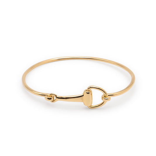 Snaffle Bit Bracelet Small - 14k yellow gold - Futaba Hayashi