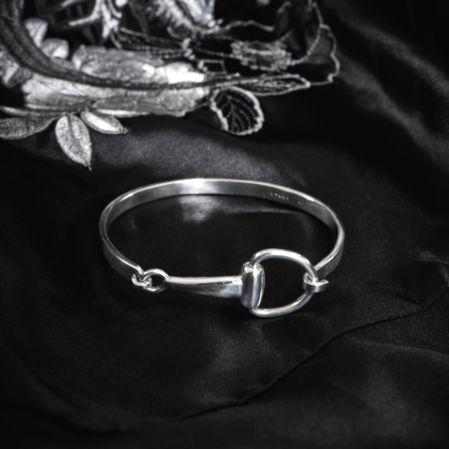 Snaffle Bit Bracelet Large - Sterling Silver - Futaba Hayashi