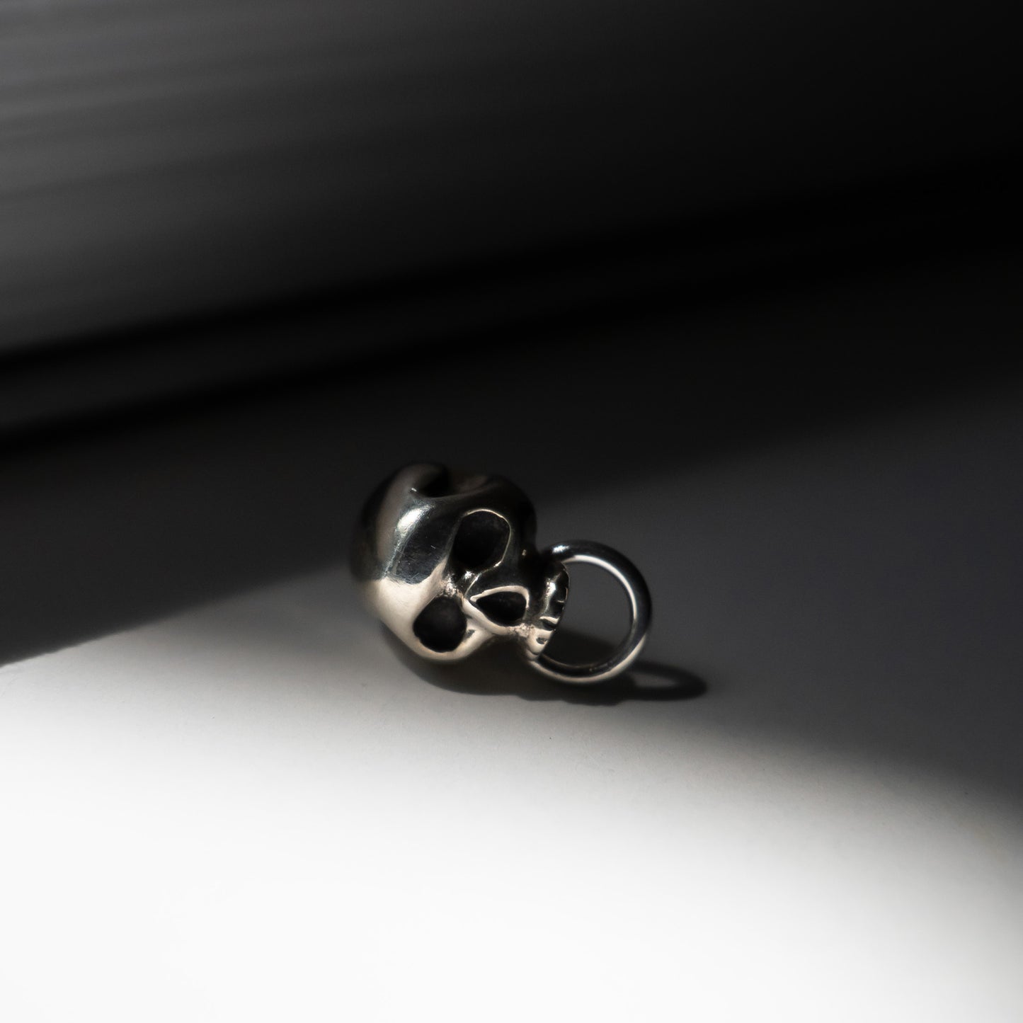 Skull Stud Earrings - Sterling Silver - Futaba Hayashi
