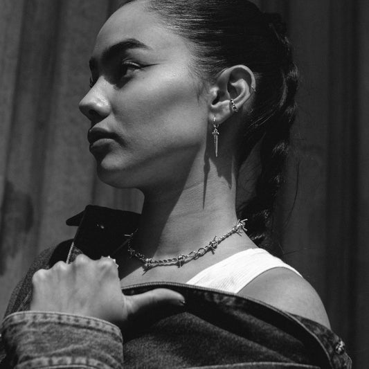 Barbed Wire Choker in Sterling Silver - Futaba Hayashi