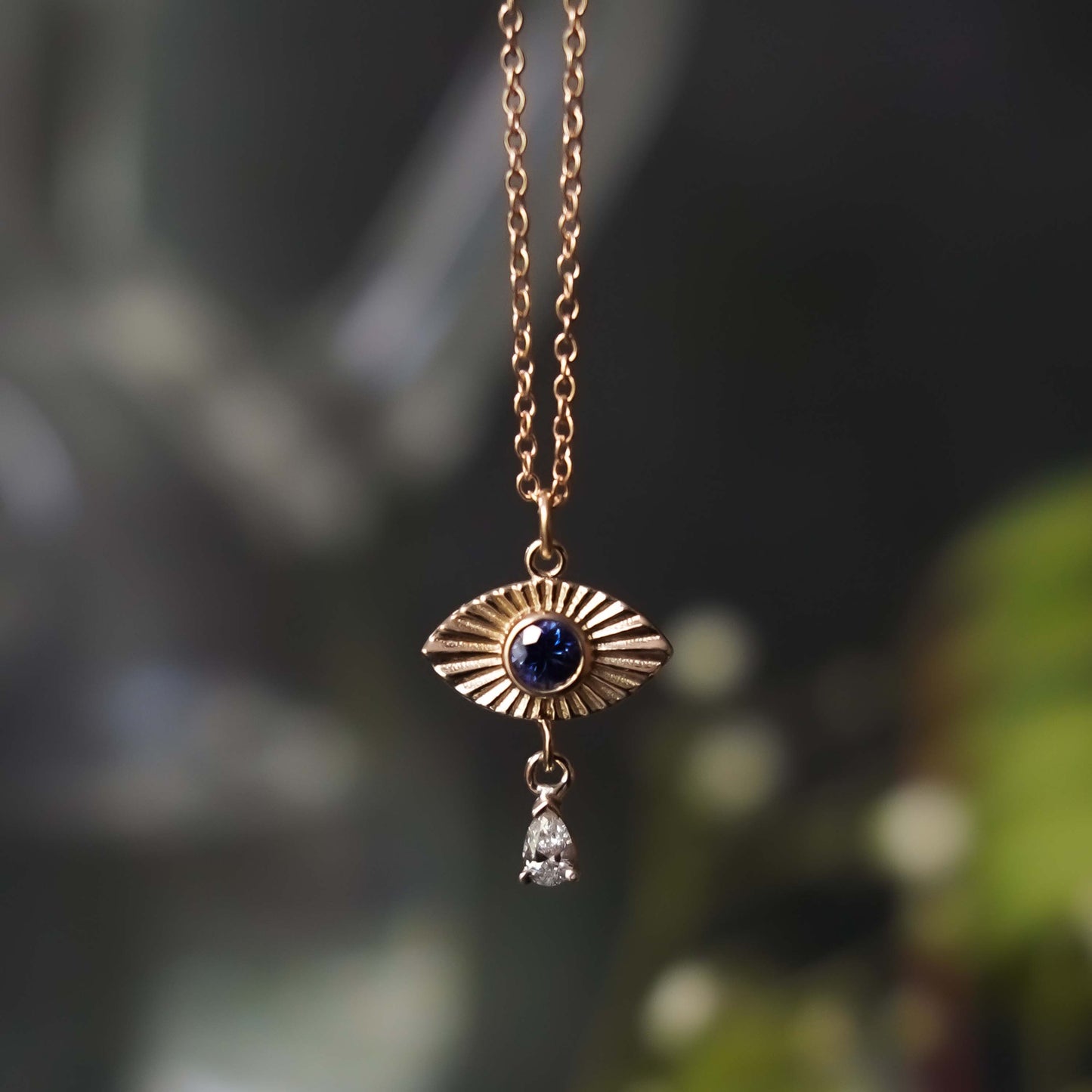 Vision Teardrop Necklace - 14K Yellow Gold - Futaba Hayashi