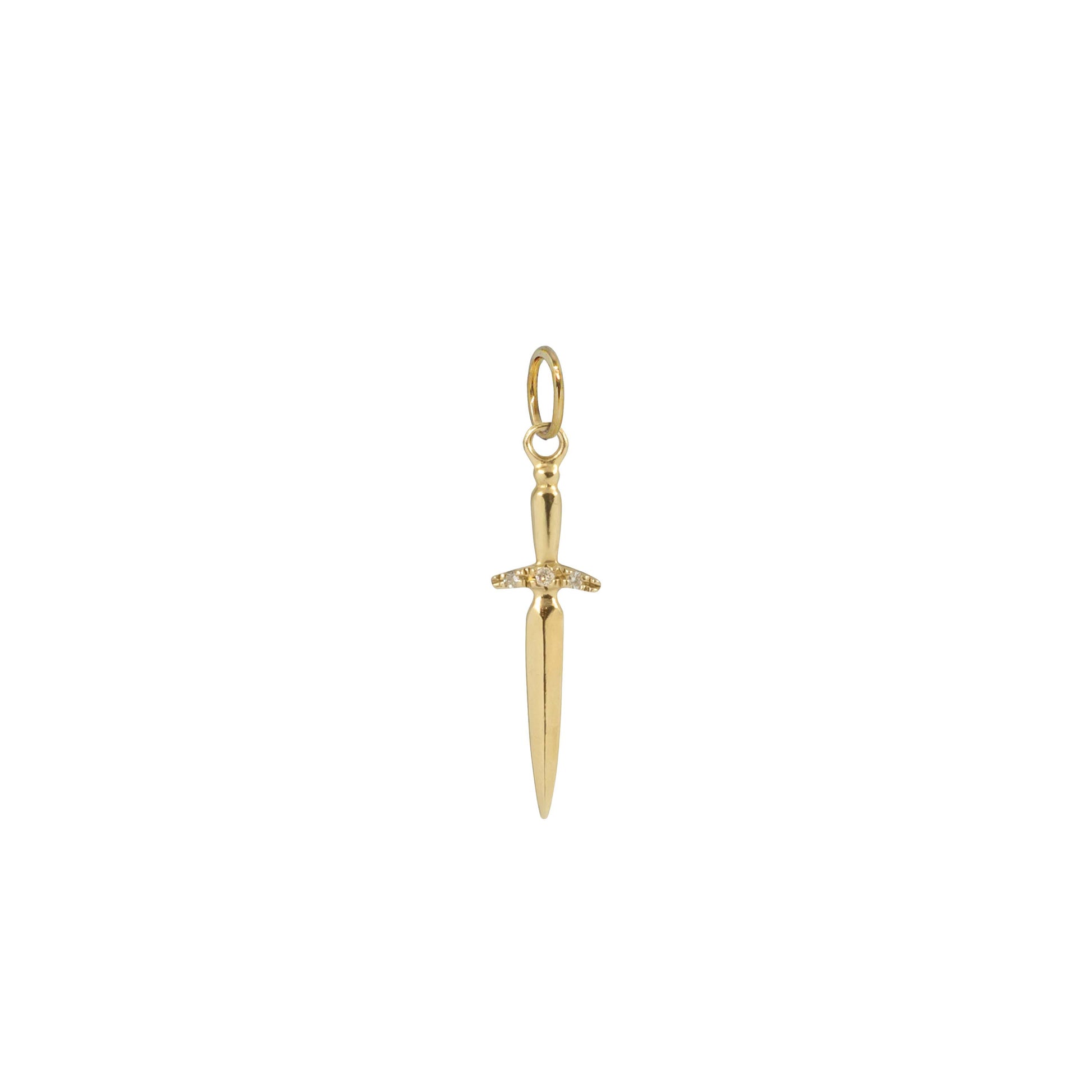 Pixie Dagger Necklace - 14k Yellow Gold - Futaba Hayashi