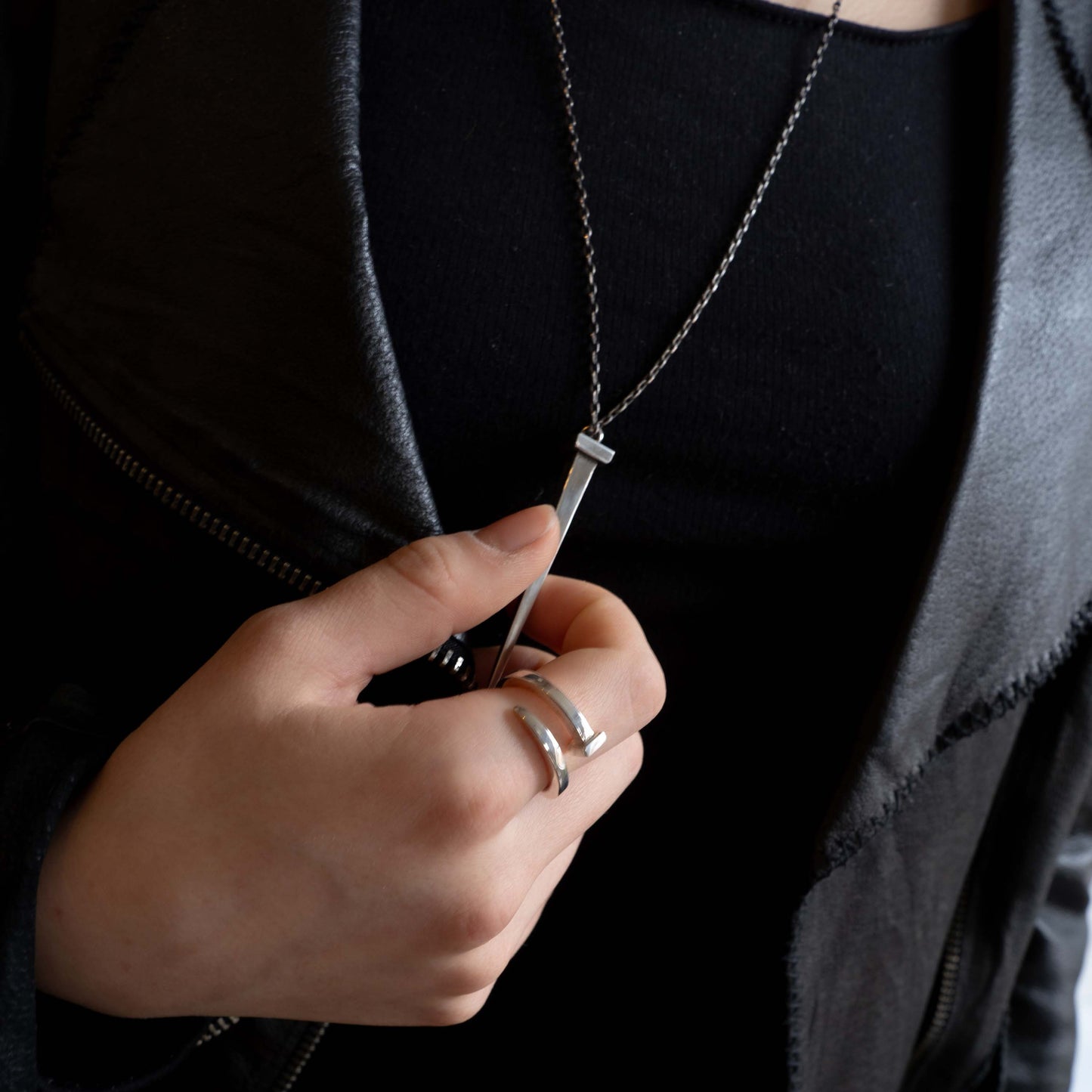 Tough as Nails Necklace Large - Sterling Silver - Futaba Hayashi