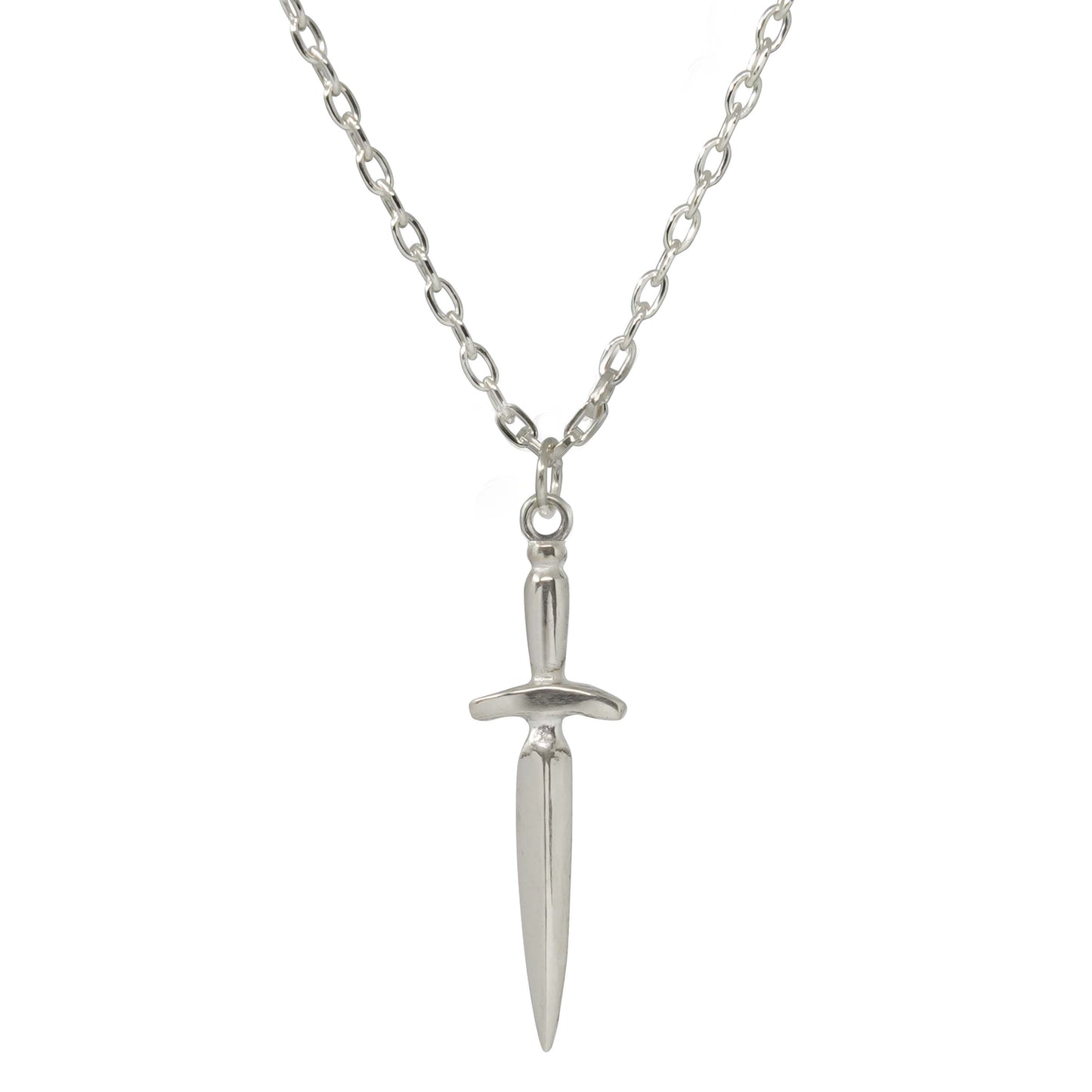 Dagger Necklace in Sterling Silver