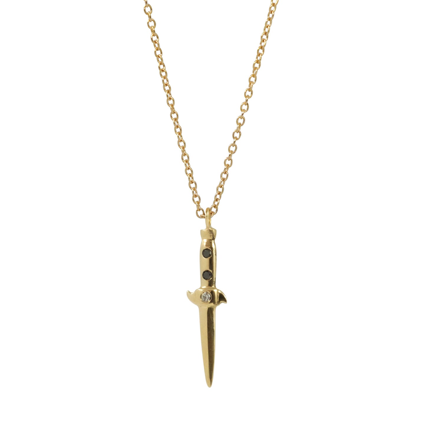 Switchblade Necklace - 14k Yellow Gold - Futaba Hayashi