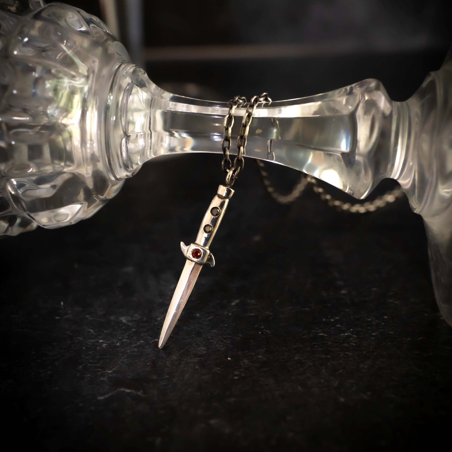 Switchblade Necklace - Sterling Silver