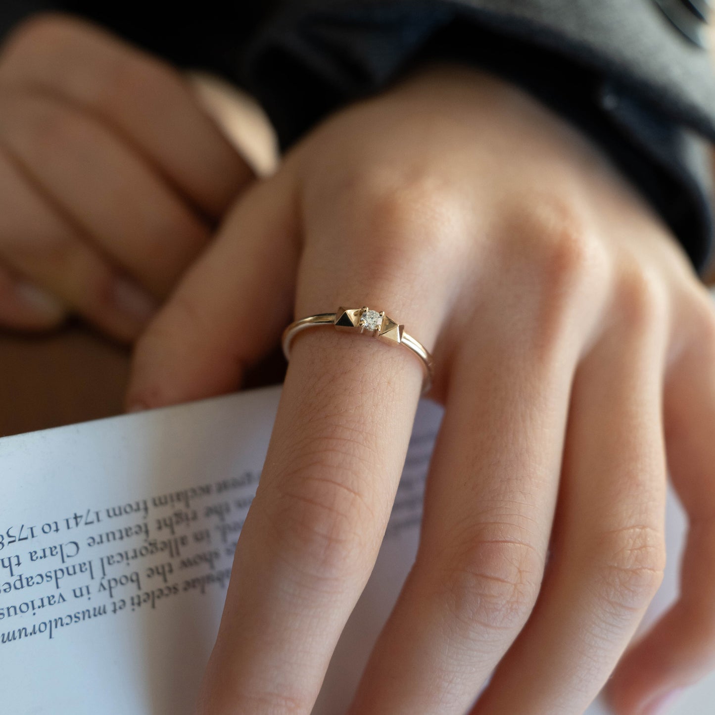 Debbie Dualis Ring - 14k yellow gold