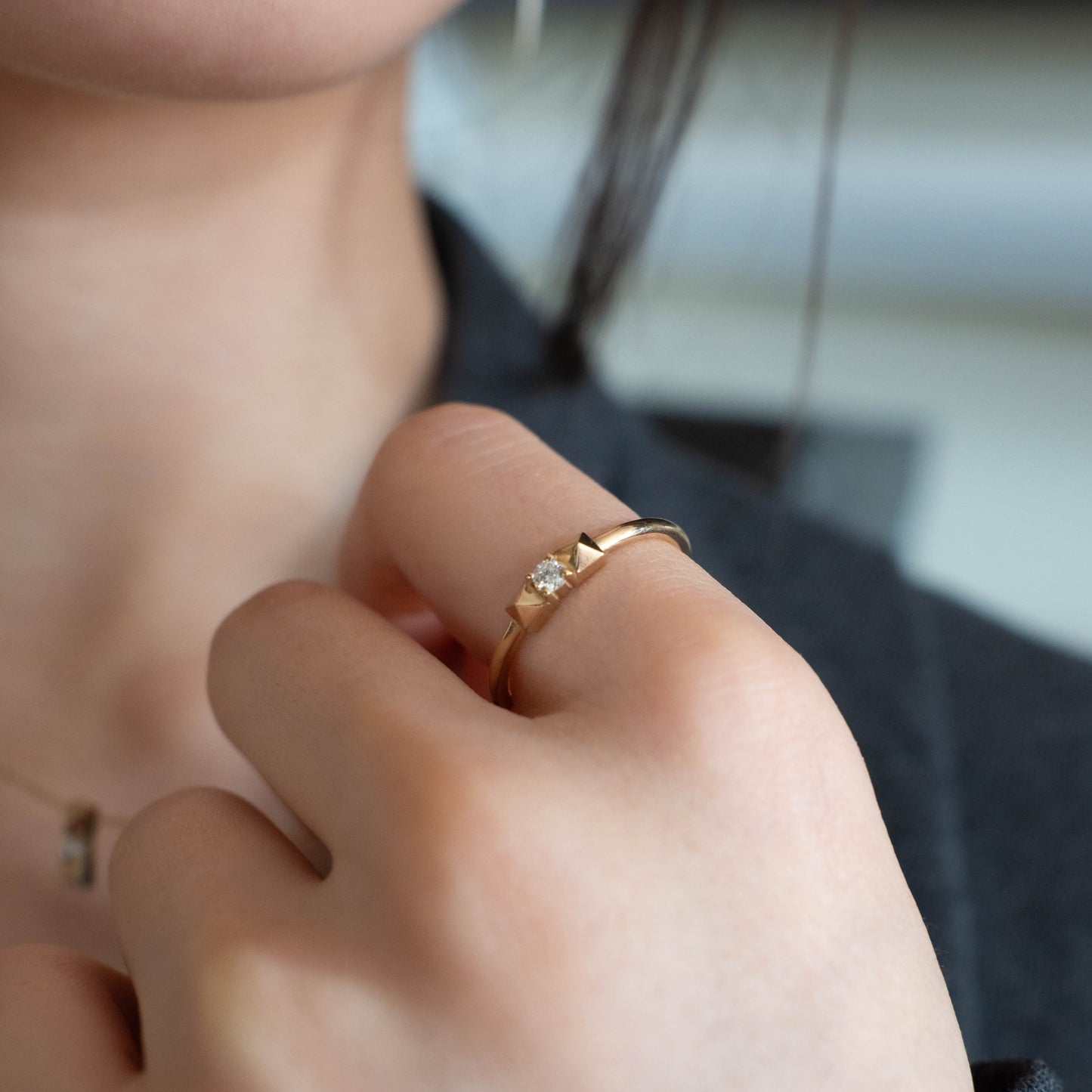 Debbie Dualis Ring - 14k yellow gold