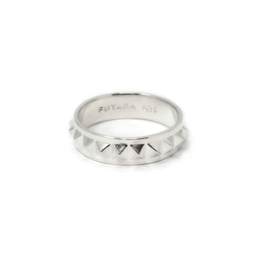 Debbie Medium Wide Ring - Sterling Silver