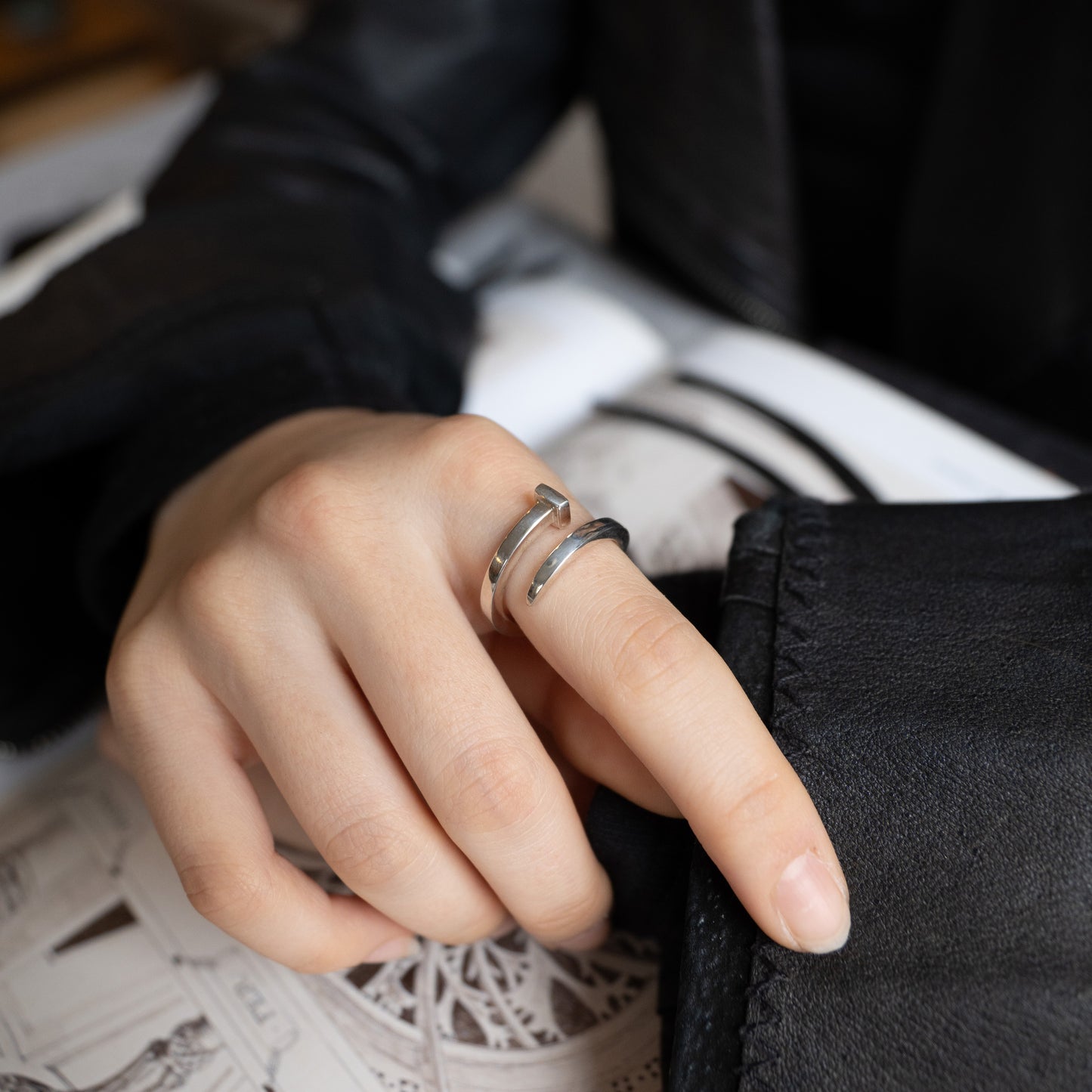 Tough as Nails Ring in Sterling Silver - Futaba Hayashi