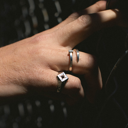 Tough as Nails Ring in Sterling Silver - Futaba Hayashi