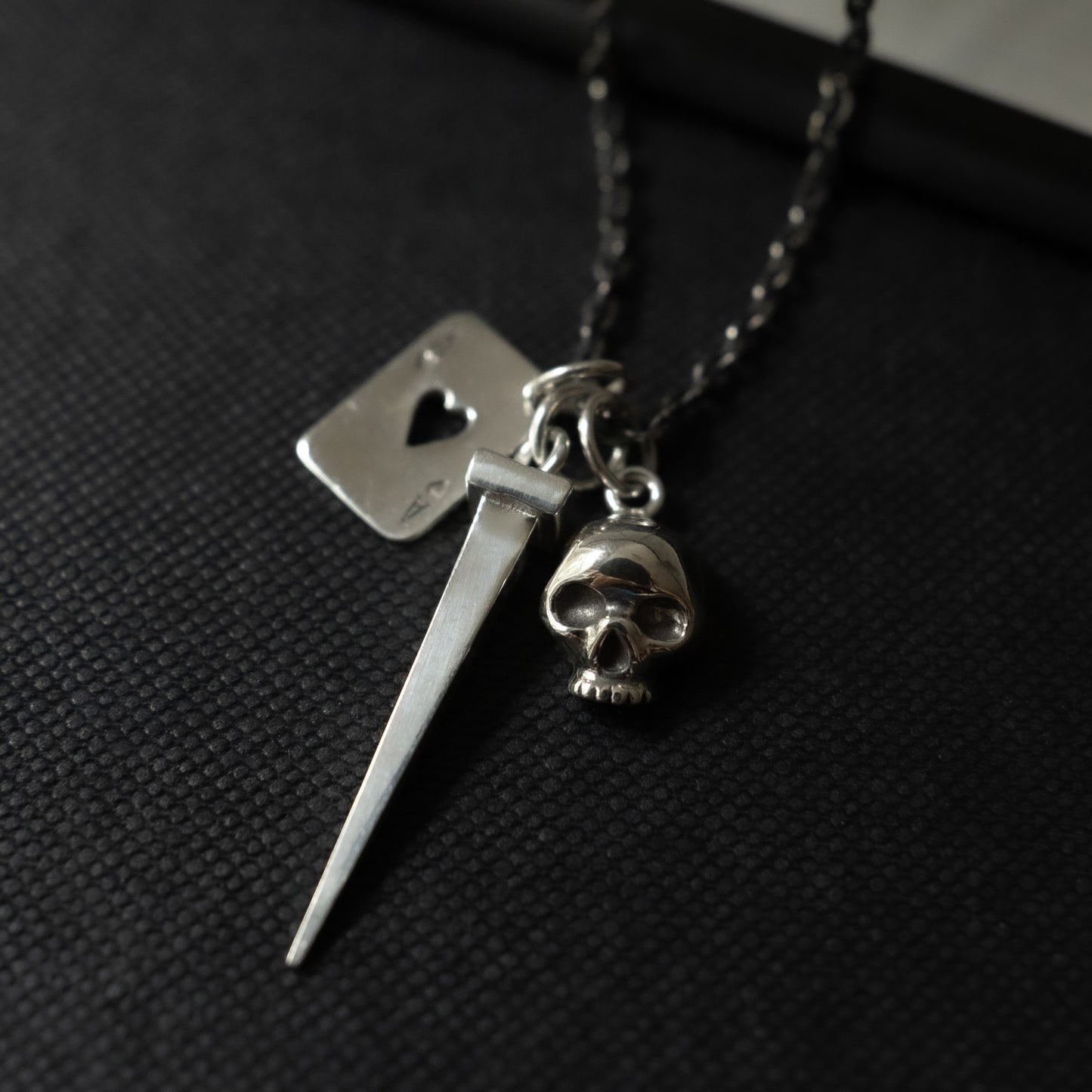 Ace of Heart Pendant (Charm Only) - Sterling Silver - Futaba Hayashi