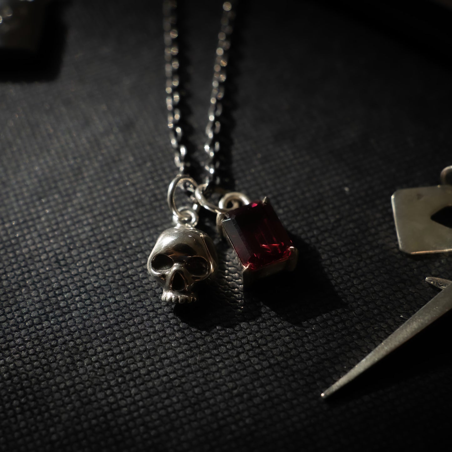 Skull Pendant(Charm Only) - Sterling Silver - Futaba Hayashi
