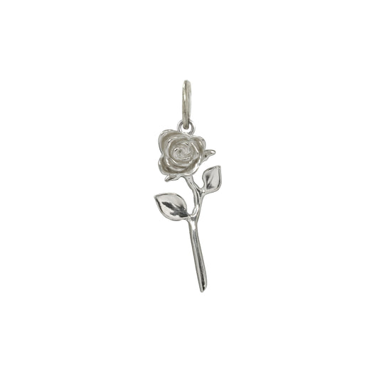 Rose Pendant(Charm Only) - Sterling Silver - Futaba Hayashi