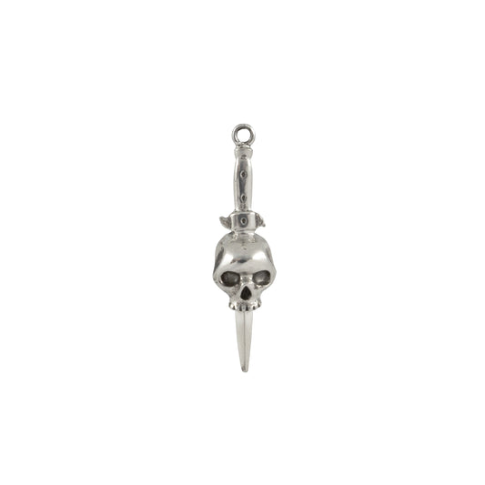 Skull Dagger Pendant(Charm Only) - Sterling Silver - Futaba Hayashi