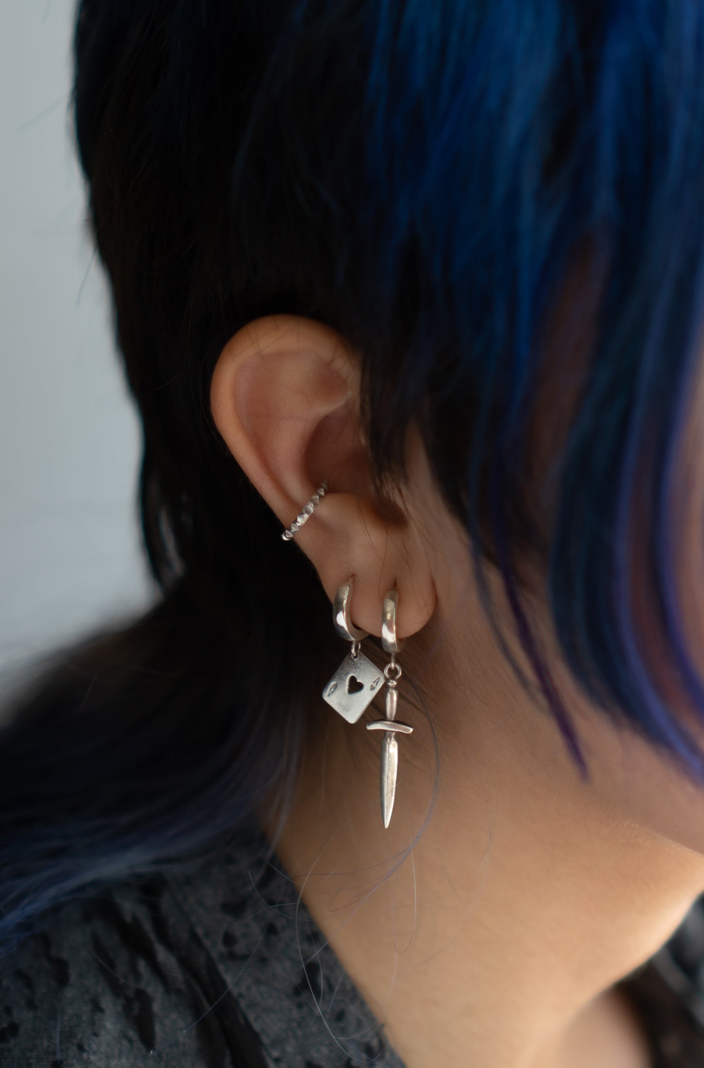 Dagger Earring - Sterling Silver - Futaba Hayashi