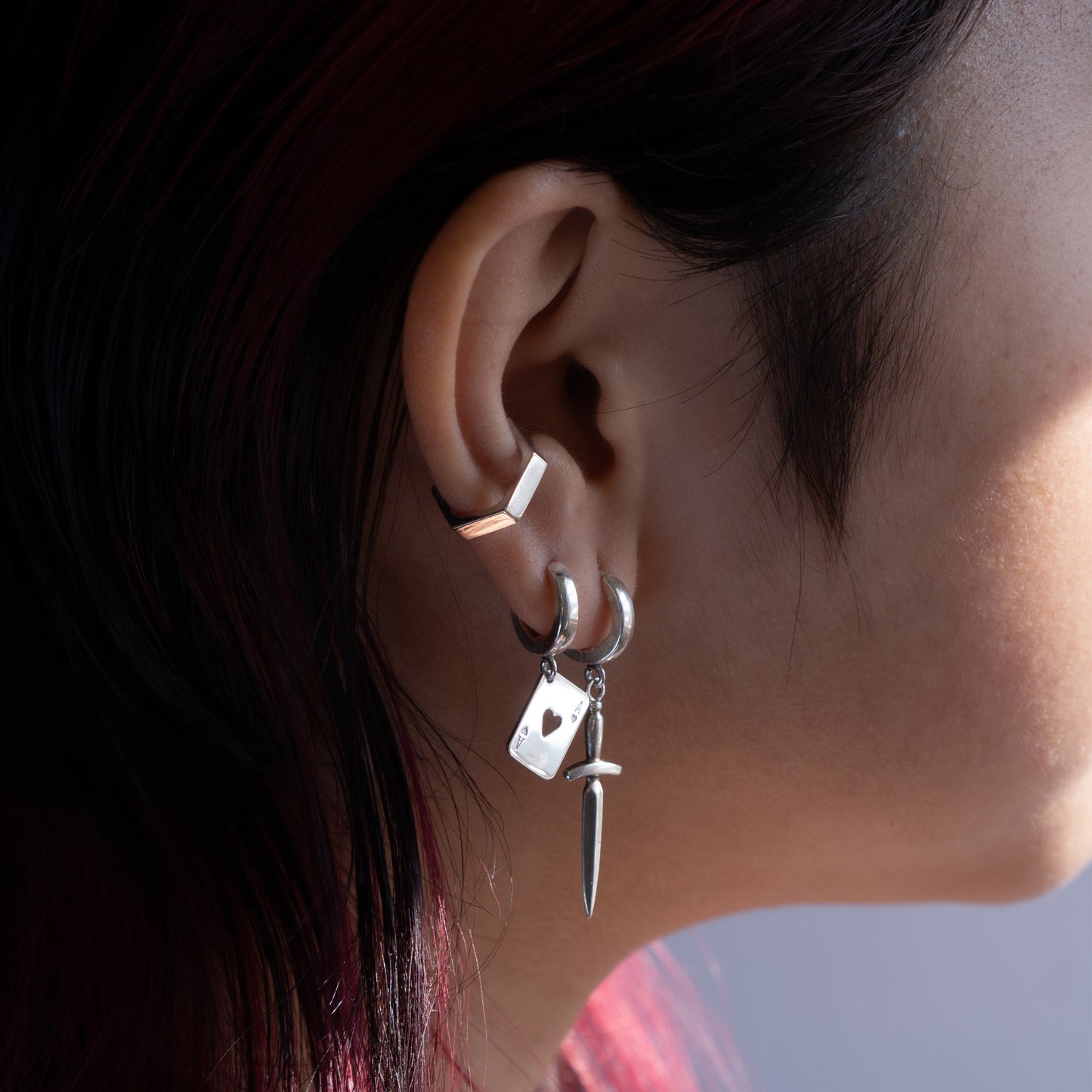 Hex Ear Cuff - Sterling Silver - Futaba Hayashi
