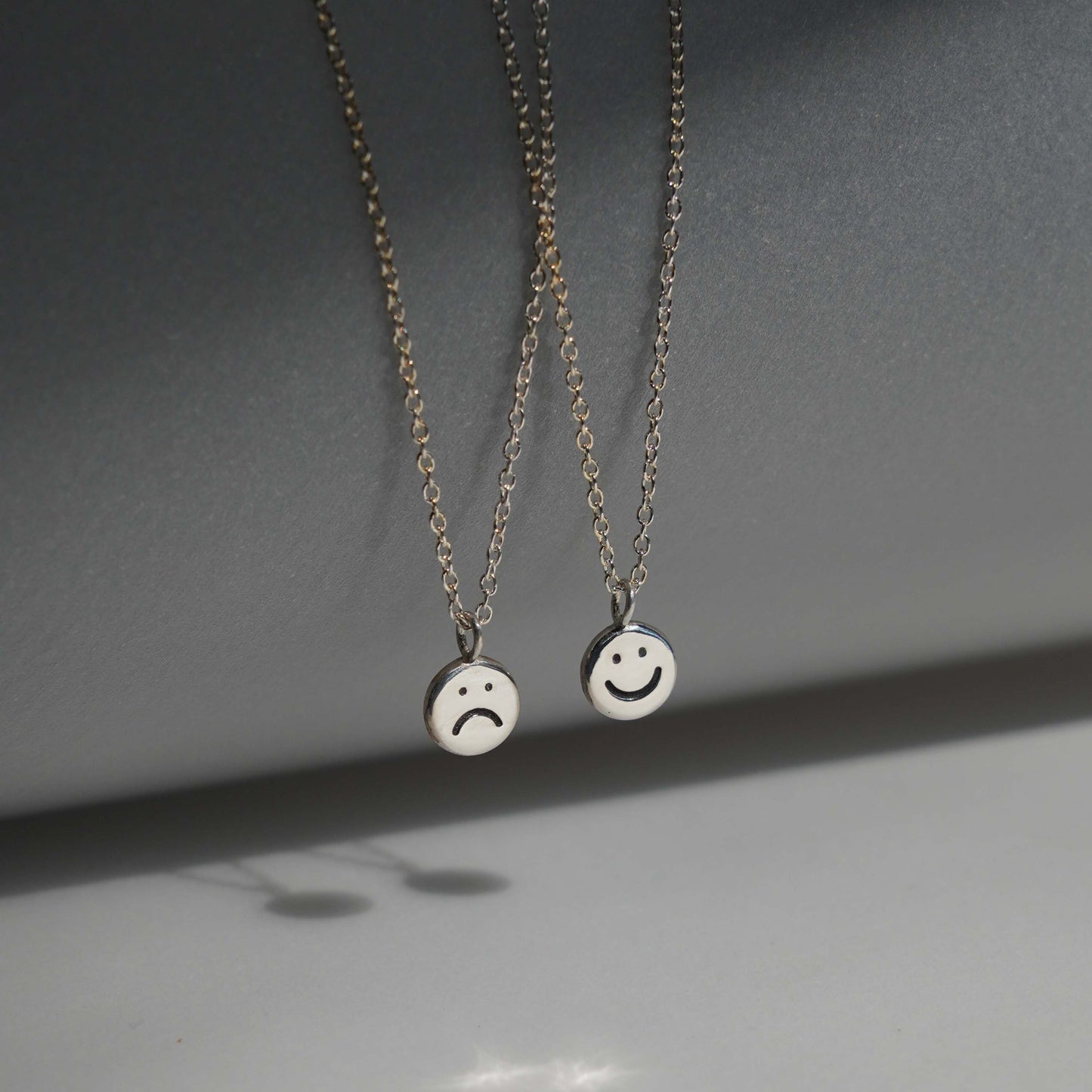 Sad Face Necklace - Sterling Silver - Futaba Hayashi