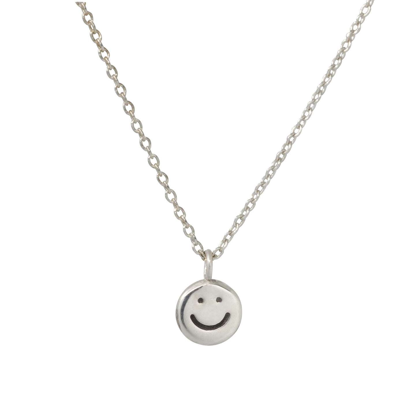 Happy Face Necklace - Sterling Silver - Futaba Hayashi