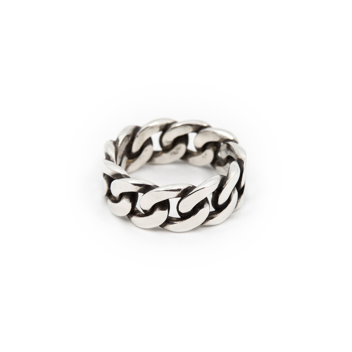 Cubano - Bold Cuban Chain Ring in Sterling Silver - Futaba Hayashi