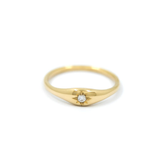 Dome Ring - 14K Yellow Gold - Futaba Hayashi