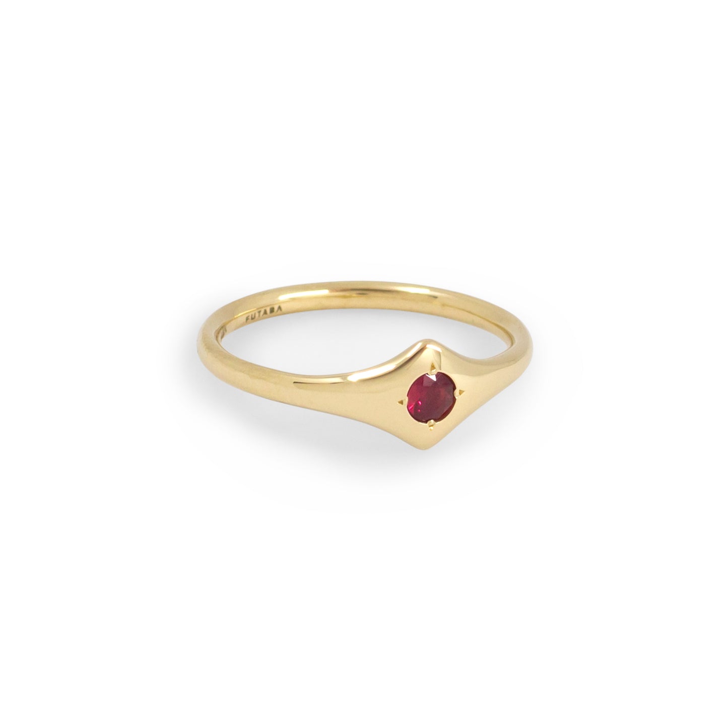 Shield Ring with Ruby - Futaba Hayashi