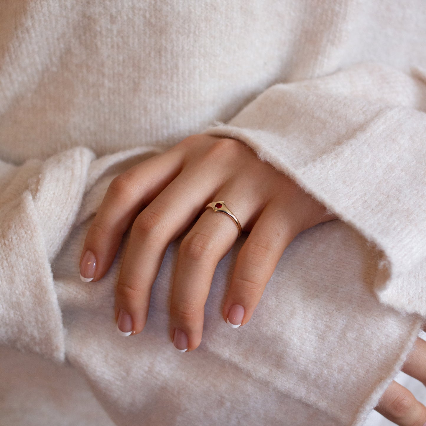 Shield Ring with Ruby - Futaba Hayashi