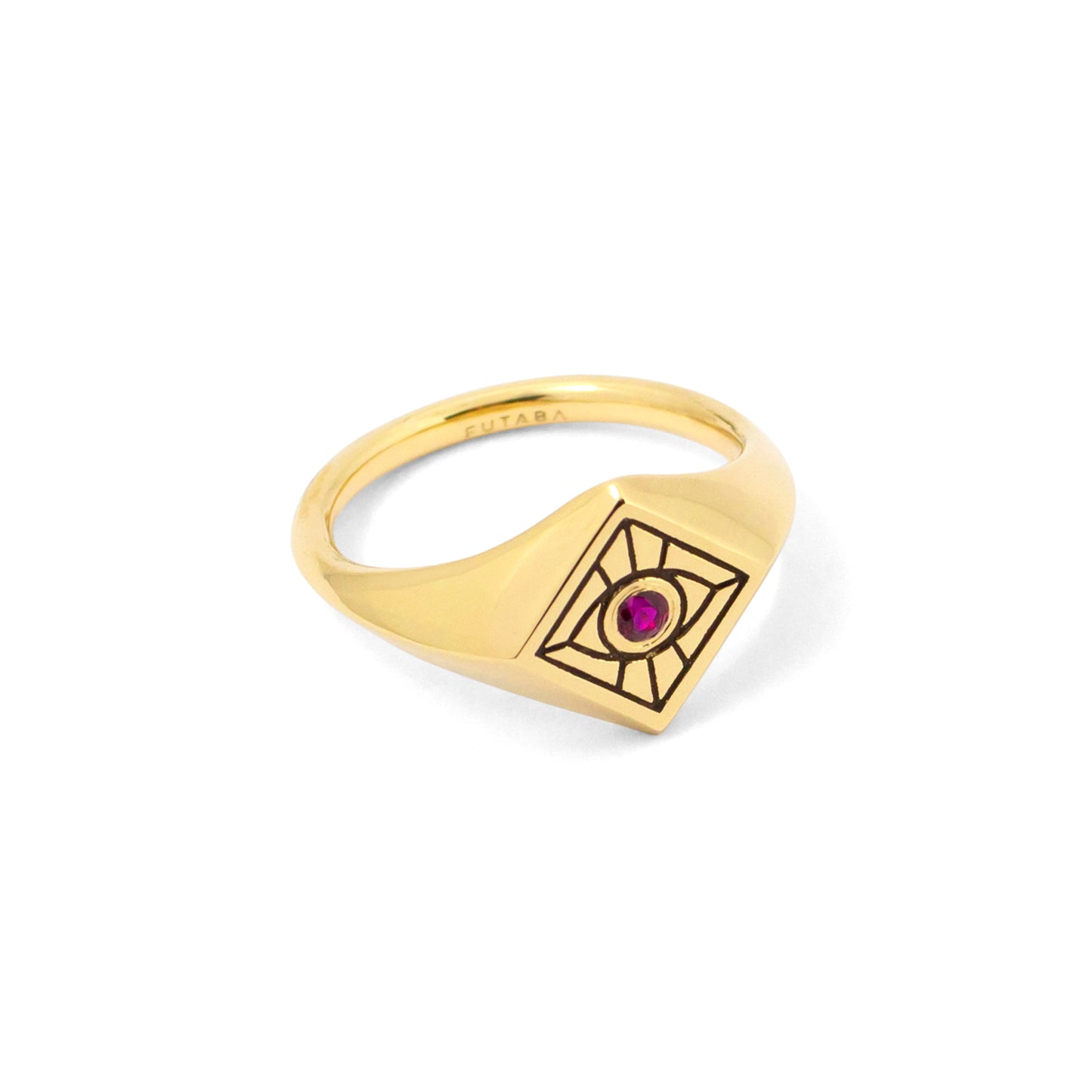 Vision Signet Ring with Ruby - Futaba Hayashi