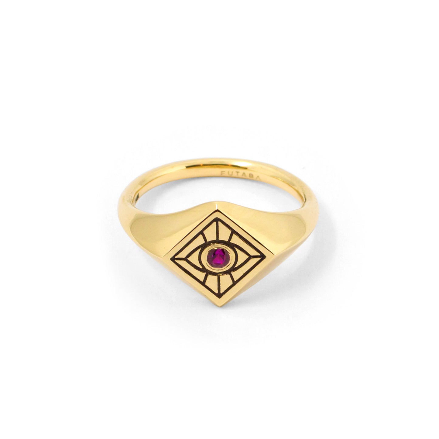 Vision Signet Ring with Ruby - Futaba Hayashi