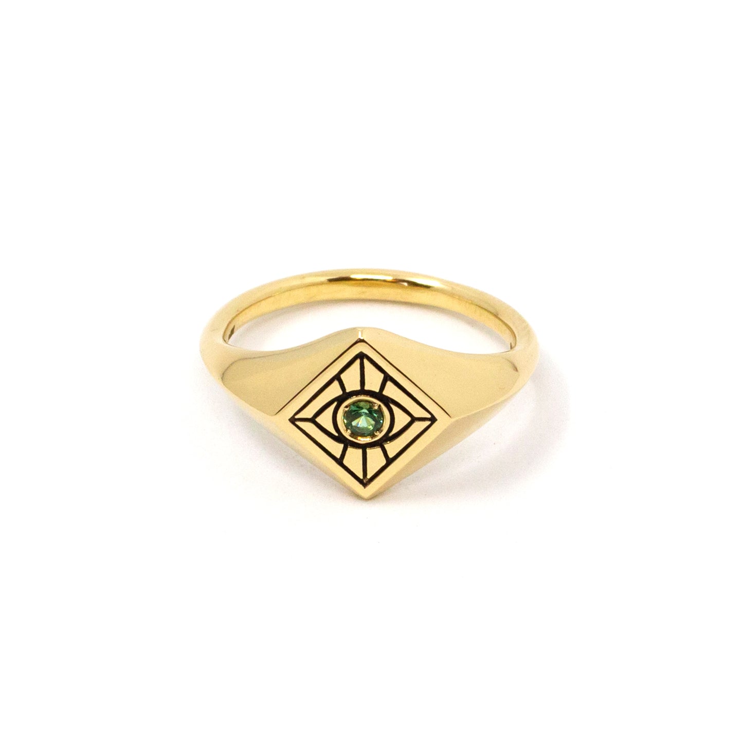 Vision Signet Ring with Sapphire - Futaba Hayashi
