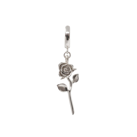 Rose Hoop Earring - Sterling Silver - Futaba Hayashi