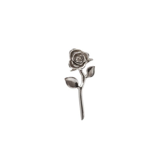 Rose Stud Earring - Sterling Silver - Futaba Hayashi