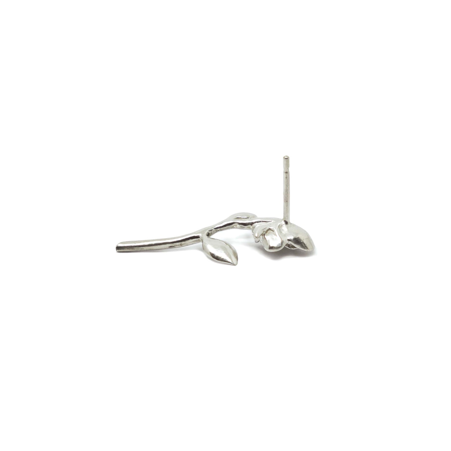 Rose Stud Earring - Sterling Silver - Futaba Hayashi