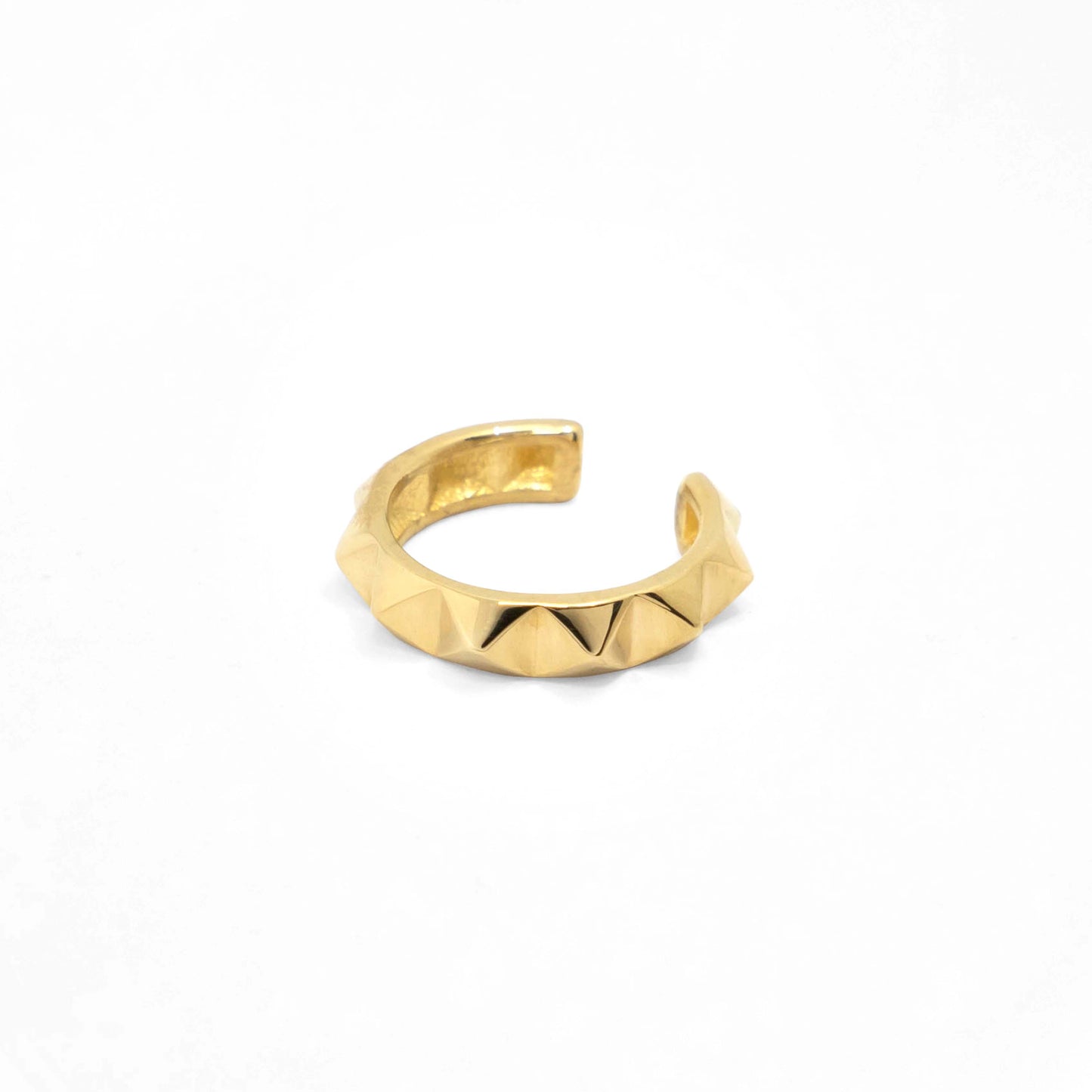 Debbie Ear Cuff Bold -pyramid Spike Ear Cuff 14k Yellow Gold - Futaba Hayashi