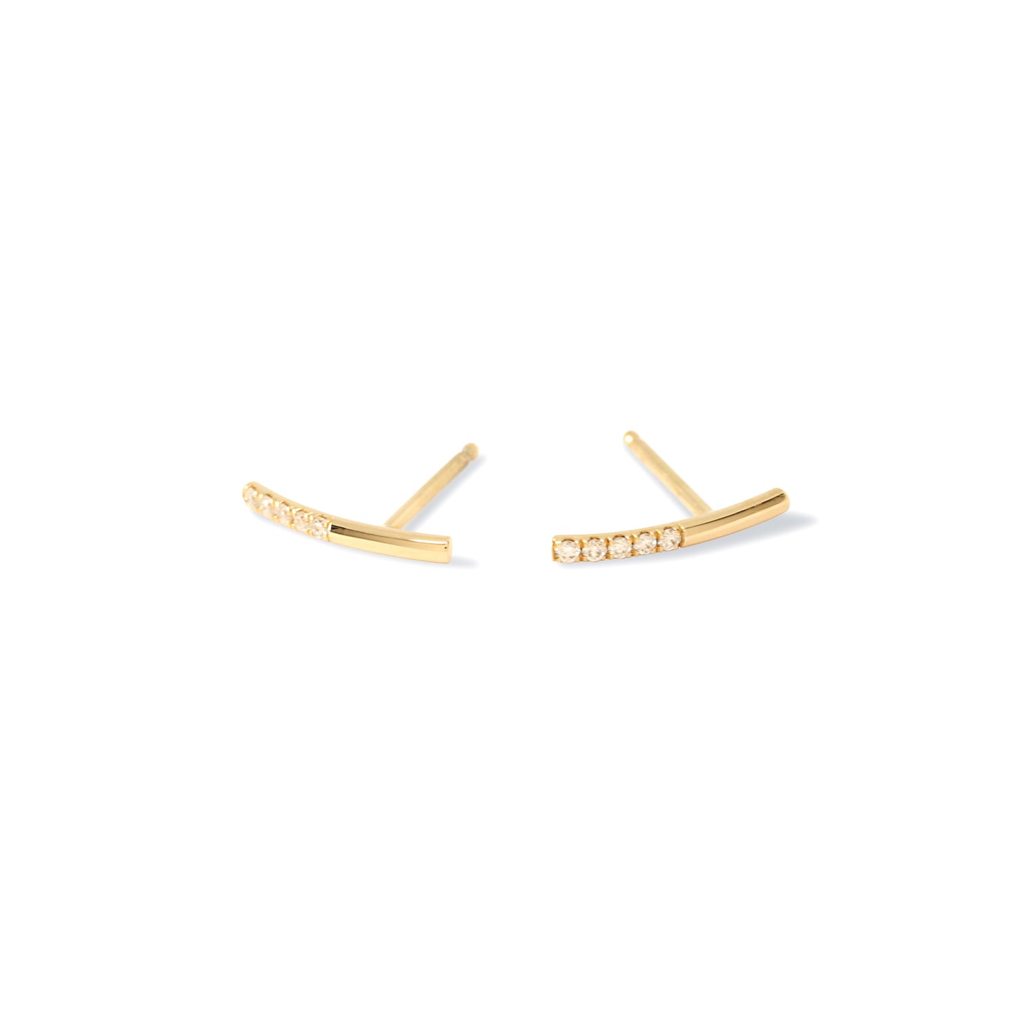 Balance Hook Earring 14K Yellow Gold - Single - Futaba Hayashi