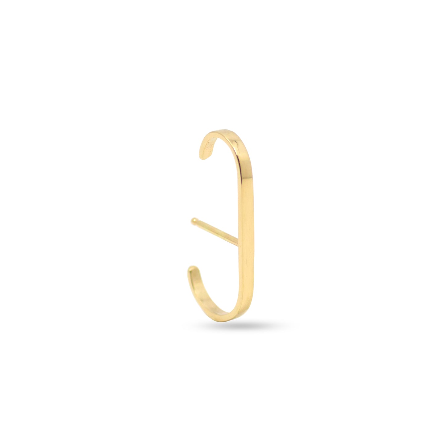 Minimalist Ear Cuff Medium - 14k Yellow Gold - Futaba Hayashi