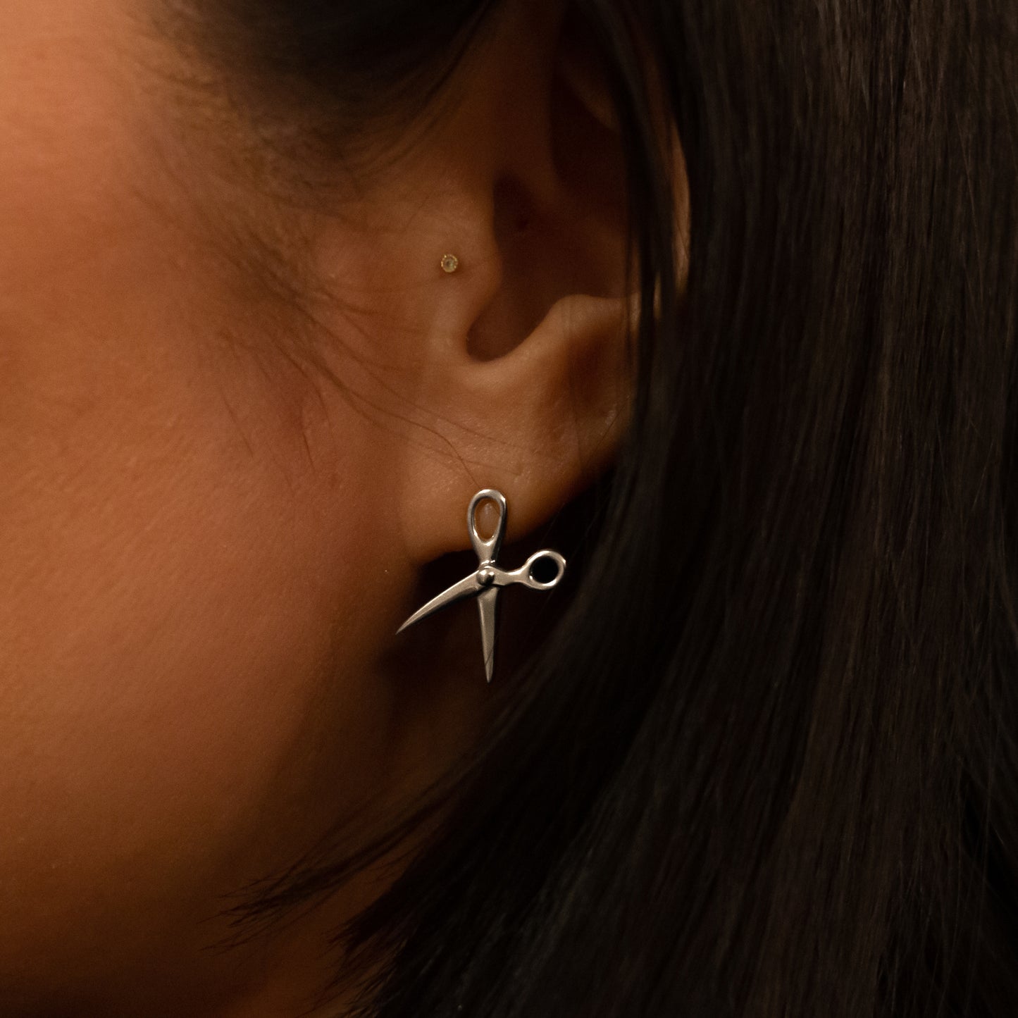 Scissor Earring Sterling Silver - Futaba Hayashi