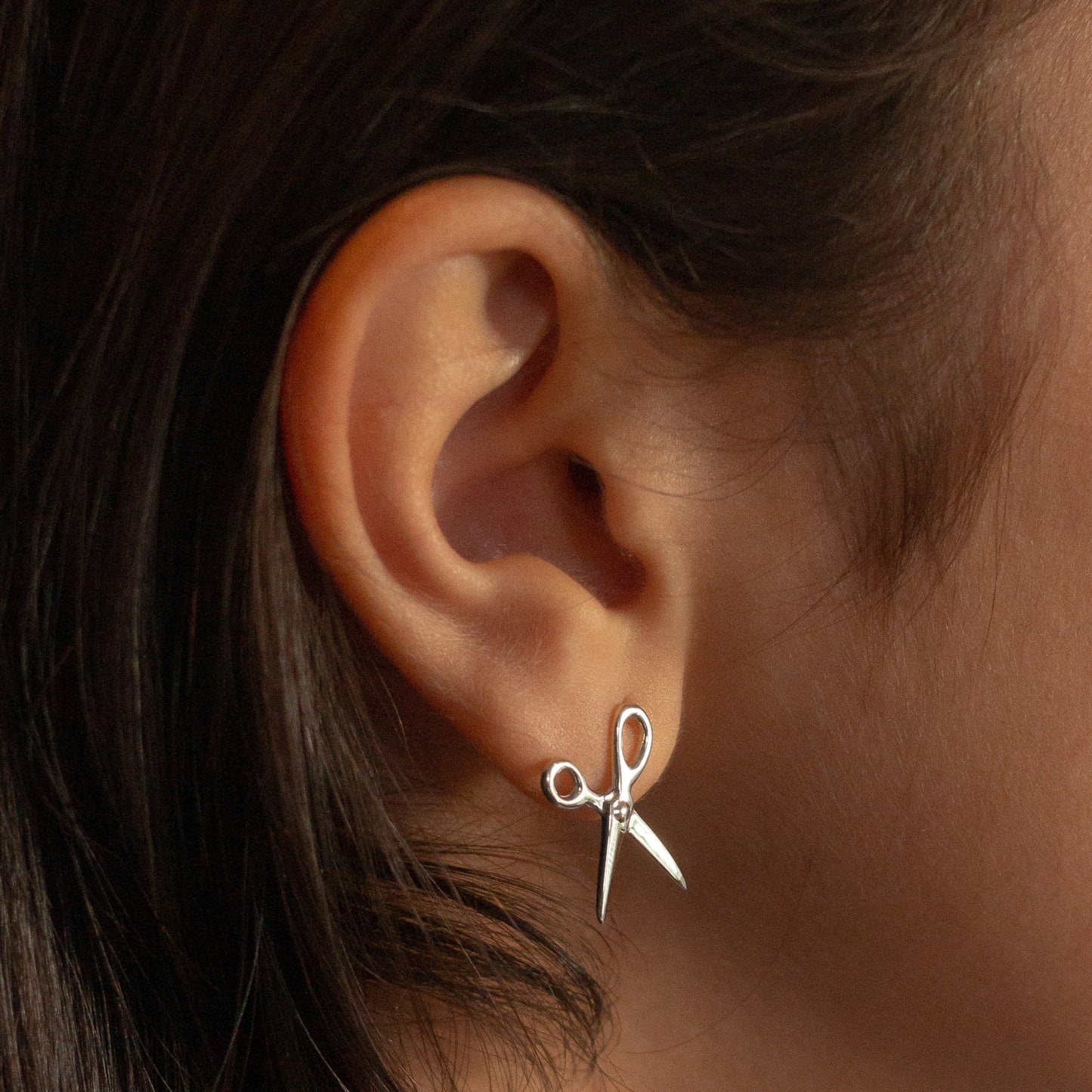 Scissor Earring Sterling Silver - Futaba Hayashi