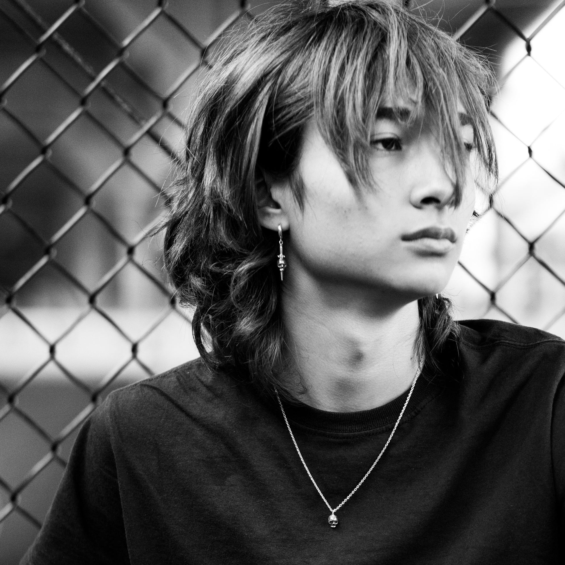 Skull Necklace - Sterling Silver - Futaba Hayashi